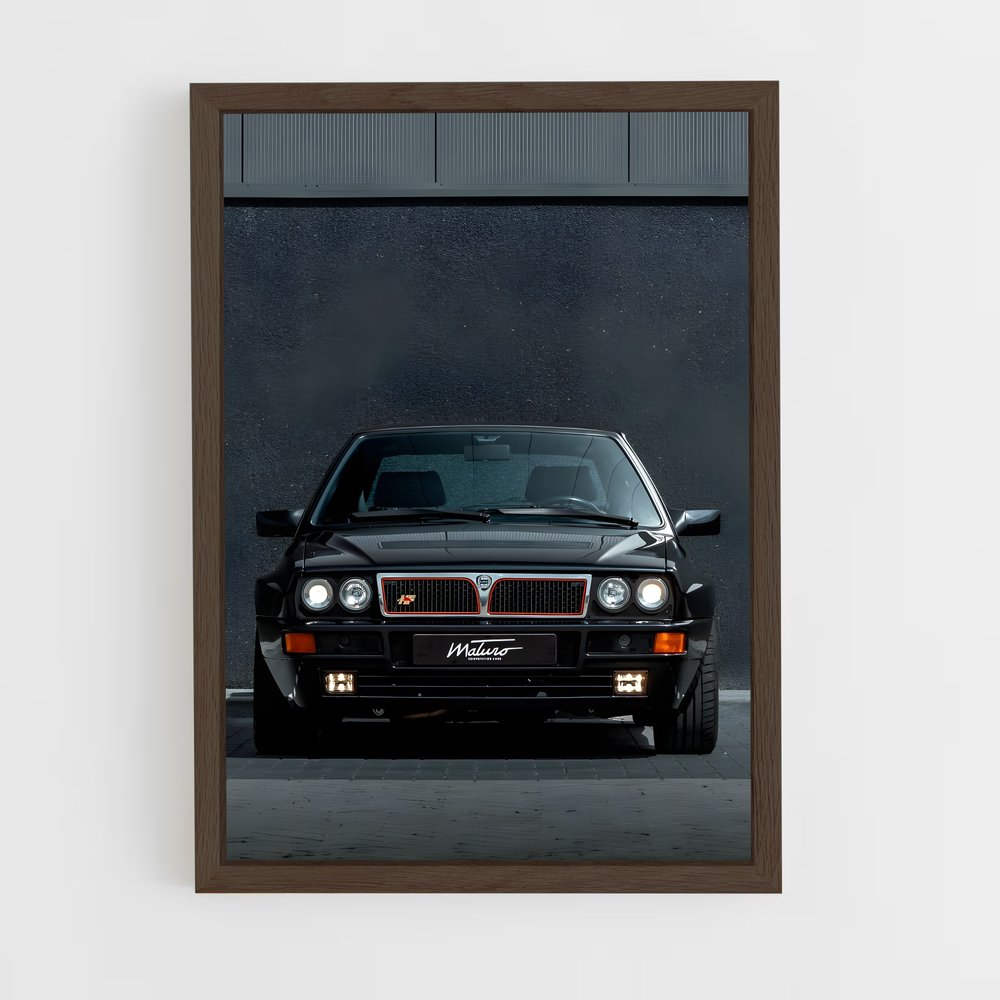 Poster Delta Noir – affiche Lancia (vue 5)